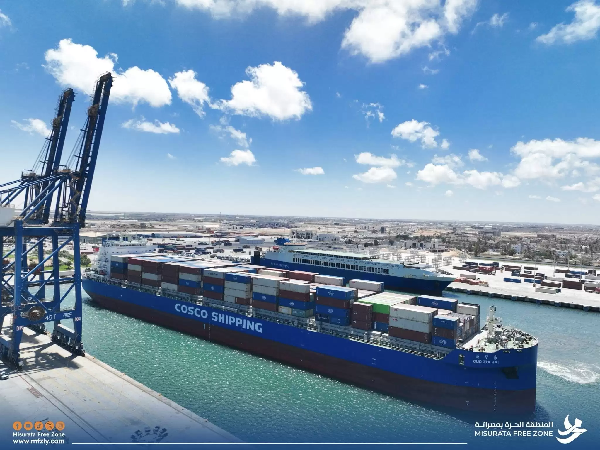 Seamless Maritime Shipping Services Between the Far East and Libya Through Misurata Free Zone Port