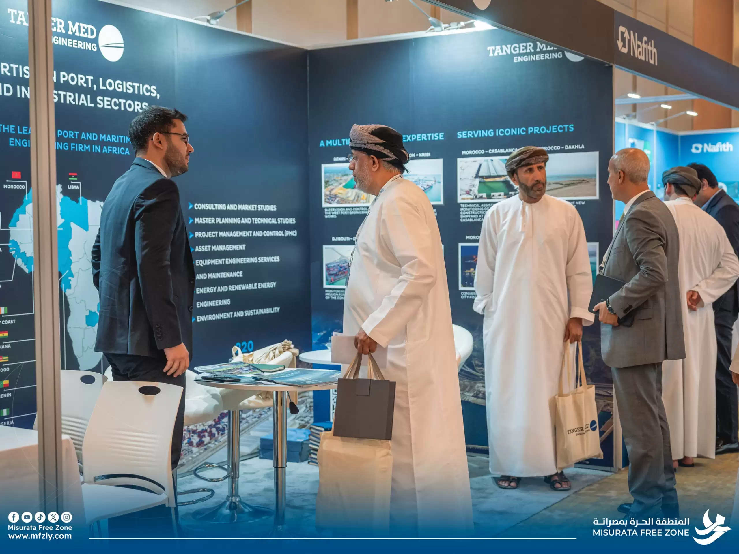Misurata Free Zone strengthens its international presence at the Middle East Transport Conference and Exhibition 2025 in Salalah