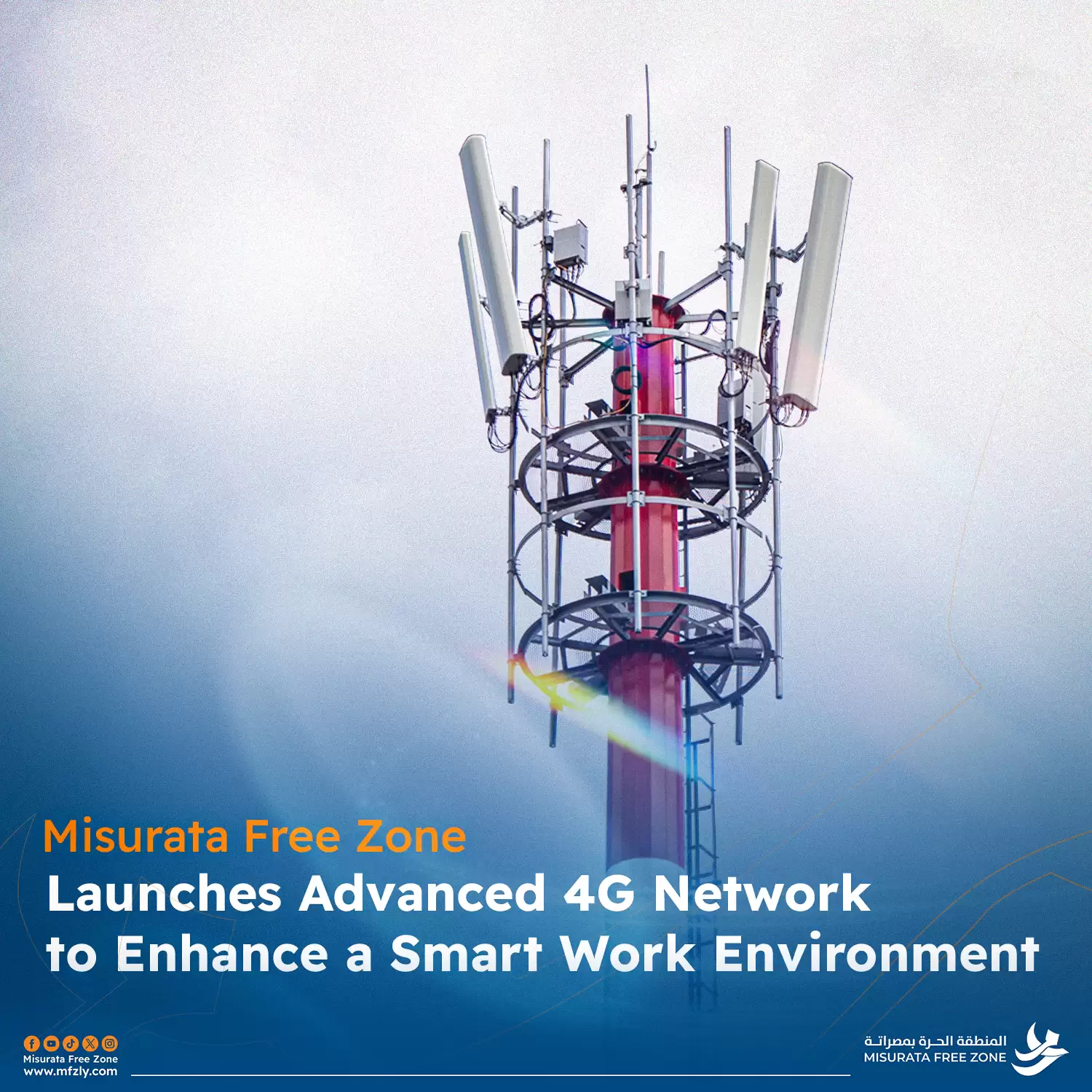 Misurata Free Zone Launches Advanced 4G Network to Enhance a Smart Work Environment